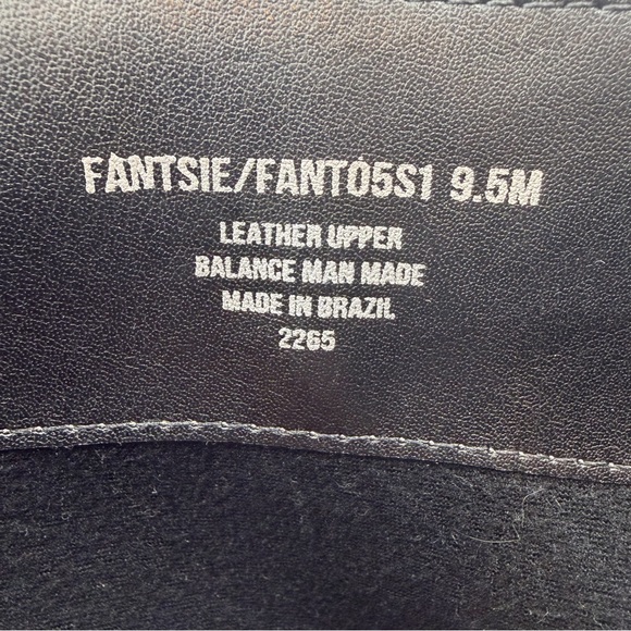 Steve Madden Fantsie Chunky Leather Boot Platform 9.5 Y2K 90s Black - Picture 9 of 9